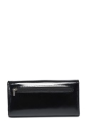 Portfel damski LUIGISANTO YL60 czarny lakierowany