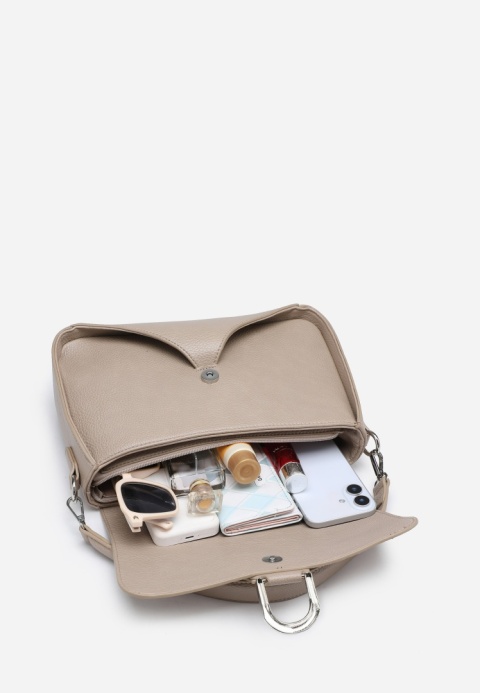 Torebka damska LUIGISANTO A1435 Taupe