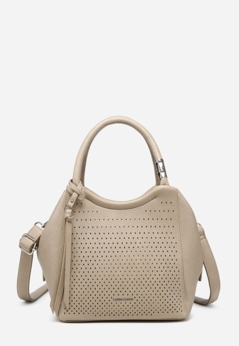 Torebka damska LUIGISANTO A222-D Beige/Taupe