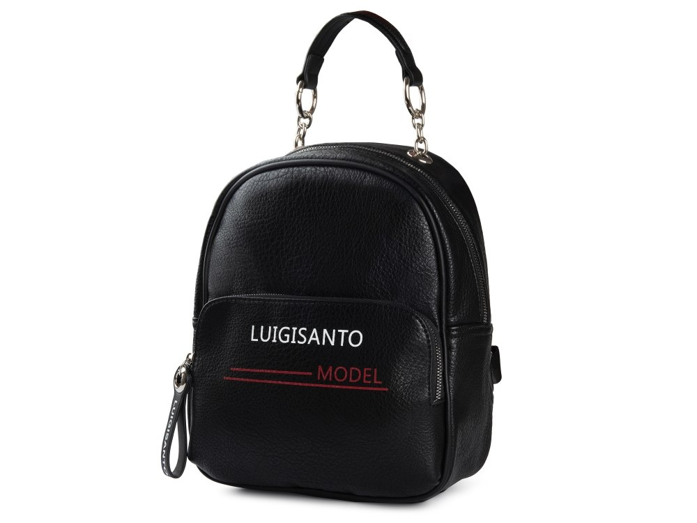 Plecak Damski LUIGISANTO 6237-4 Black Plecak Damski LUIGISANTO 6237-4 Black