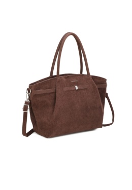 Luigisanto brązowa elegancka klasyczna shopperka