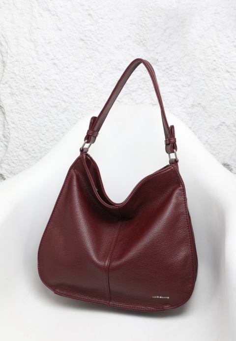 Torebka damska LUIGISANTO F080 Bordo