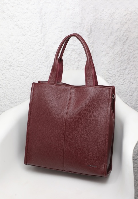 Torebka damska LUIGISANTO F6623 Bordo