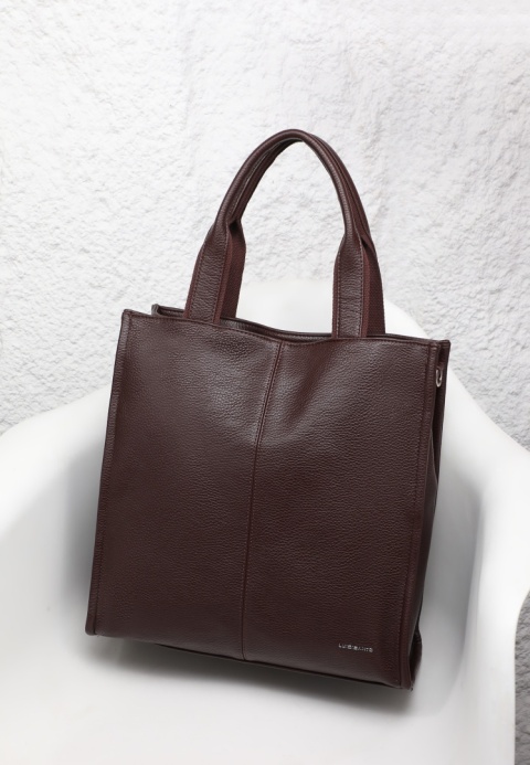 Torebka damska LUIGISANTO F6623 Coffe