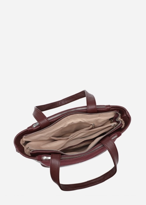 Torebka damska LUIGISANTO F8212-Z Bordo