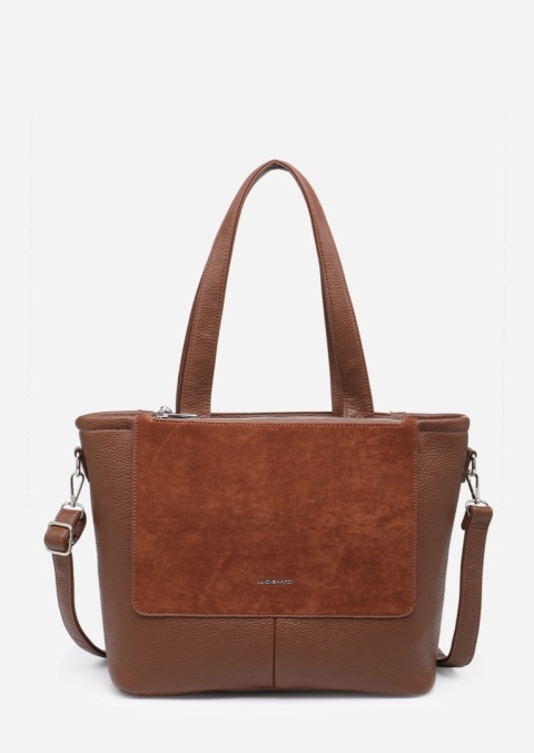 Torebka damska LUIGISANTO F8212-Z Camel