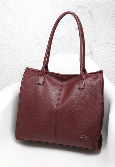 Torebka damska LUIGISANTO F8521 Bordo