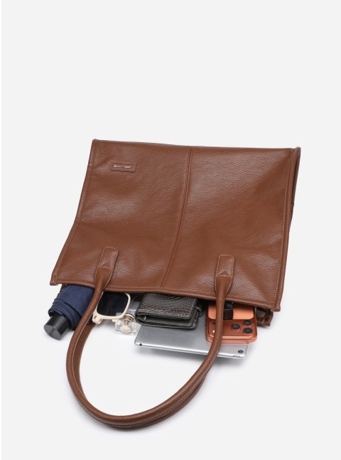 Torebka damska LUIGISANTO F8521 Camel