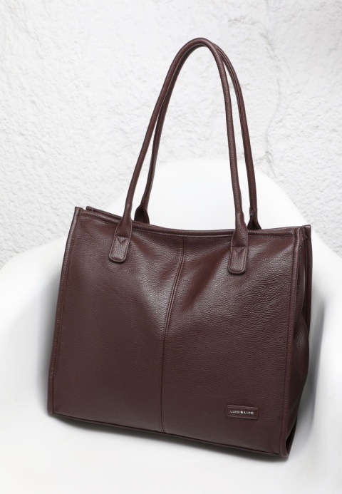 Torebka damska LUIGISANTO F8521 Coffe