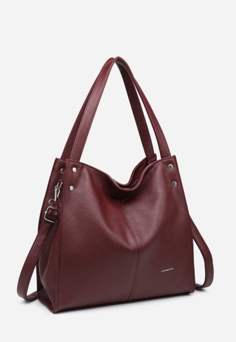 Torebka damska LUIGISANTO F862 Bordo