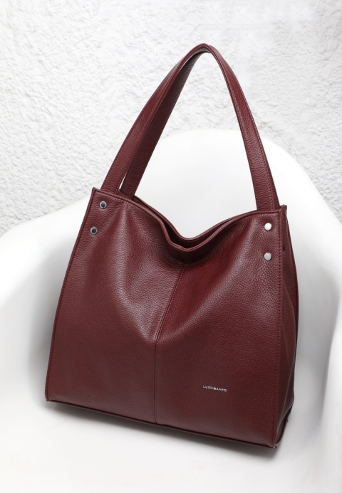 Torebka damska LUIGISANTO F862 Bordo
