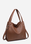Torebka damska LUIGISANTO F862 Camel