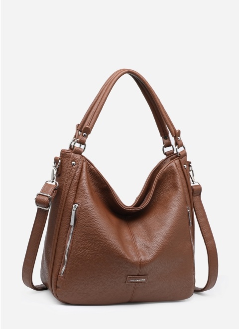 Torebka damska LUIGISANTO F8004-5 Camel