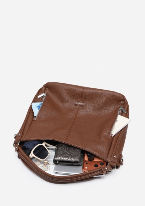 Torebka damska LUIGISANTO F8004-5 Camel