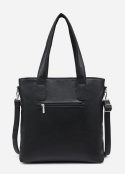 Torebka damska LUIGISANTO F6818-Z Black z zamszem
