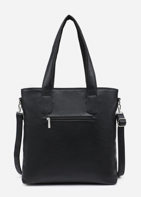 Torebka damska LUIGISANTO F6818-Z Black z zamszem