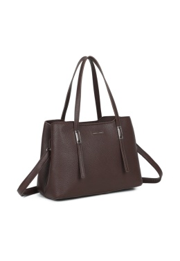 Elegancka torebka damska Luigisanto RX258268-2 czekoladowa