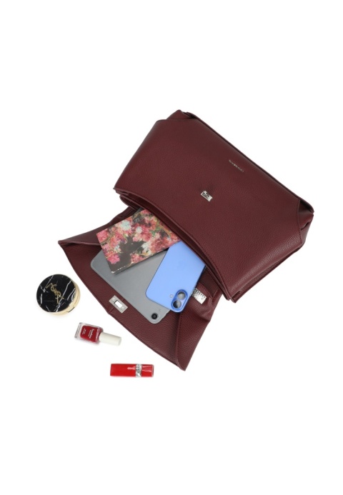 Elegancki bordowy kuferek Luigisanto RX259136-3