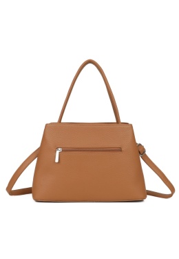 Modny kuferek damski LUIGISANTO RZ6938-1 khaki z zamszem