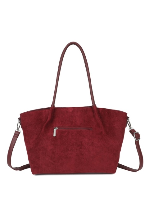 Modna duża shopperka Luigisanto RX258318 w kolorze bordowym