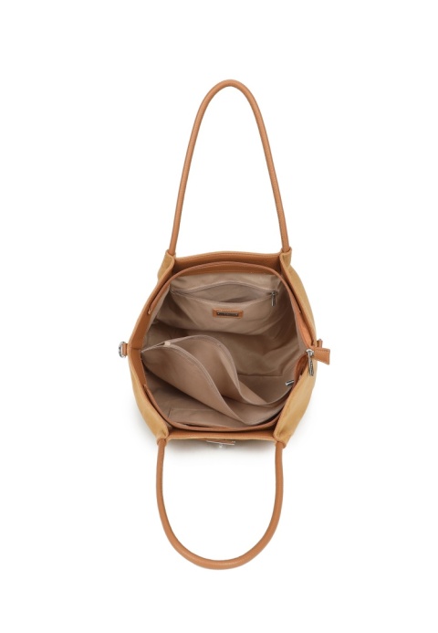 Modna duża shopperka Luigisanto RX258318 w kolorze khaki