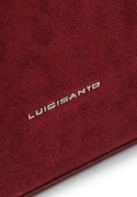 Modna zamszowa shopperka Luigisanto RG2592004-3 bordowa