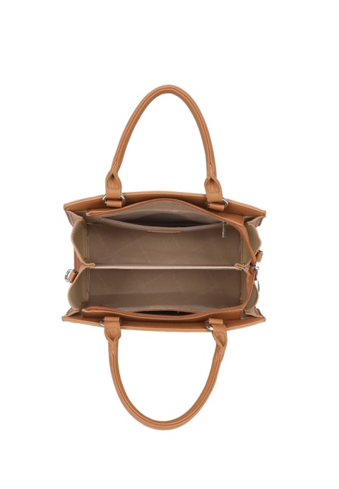 Modny kuferek damski Luigisanto RX258257-1 khaki z zamszem