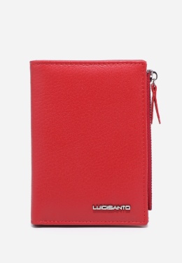 Portfel damski LUIGISANTO L028 czerwony