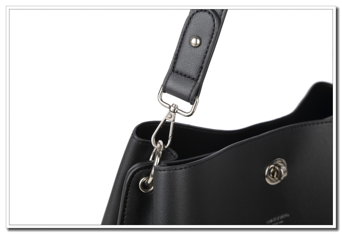 Torebka Damska LUIGISANTO 5838 Black Torebka Damska LUIGISANTO 5838 Black