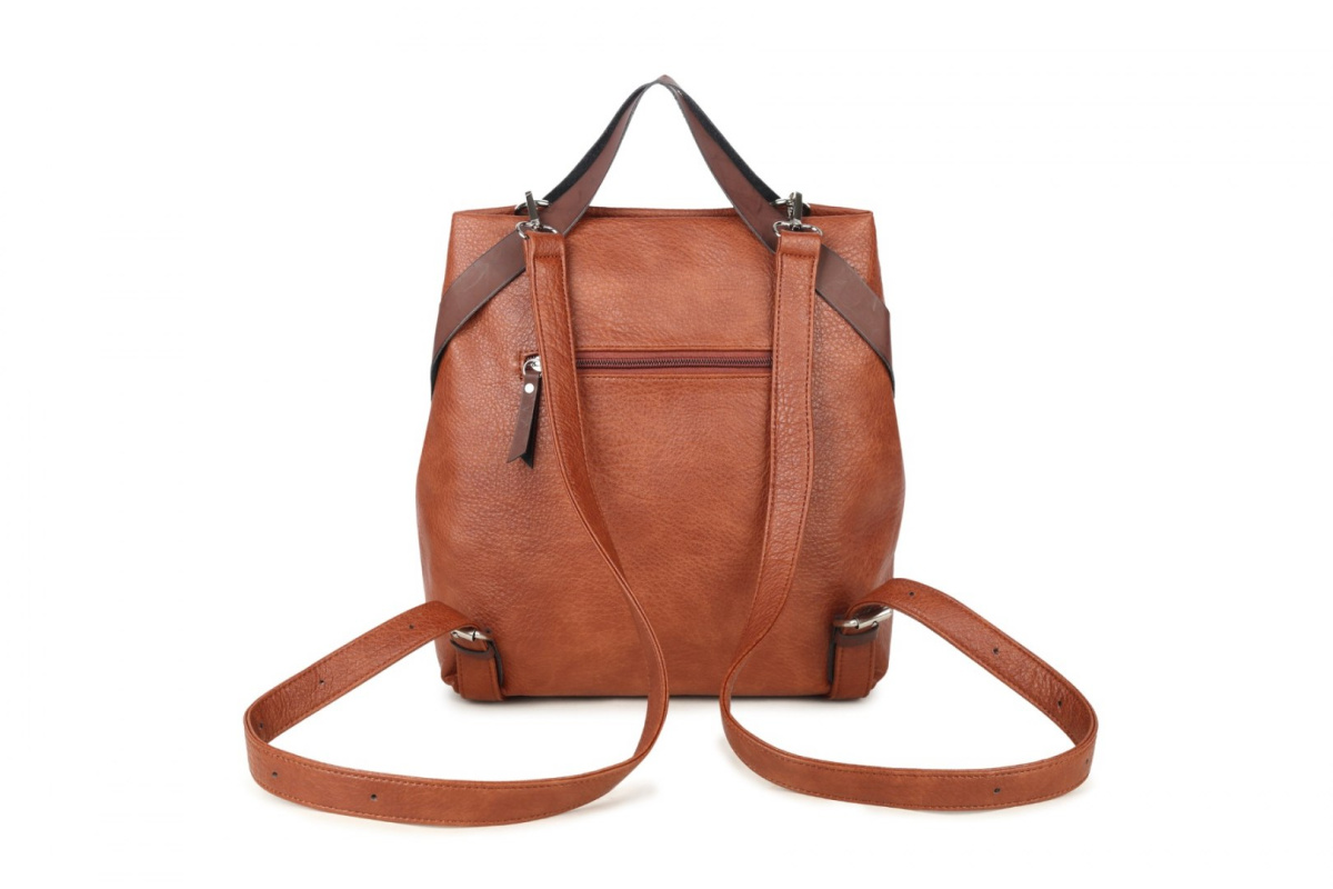 Plecak Damski LUIGISANTO 6347 Brown Plecak Damski LUIGISANTO 6347 Brown