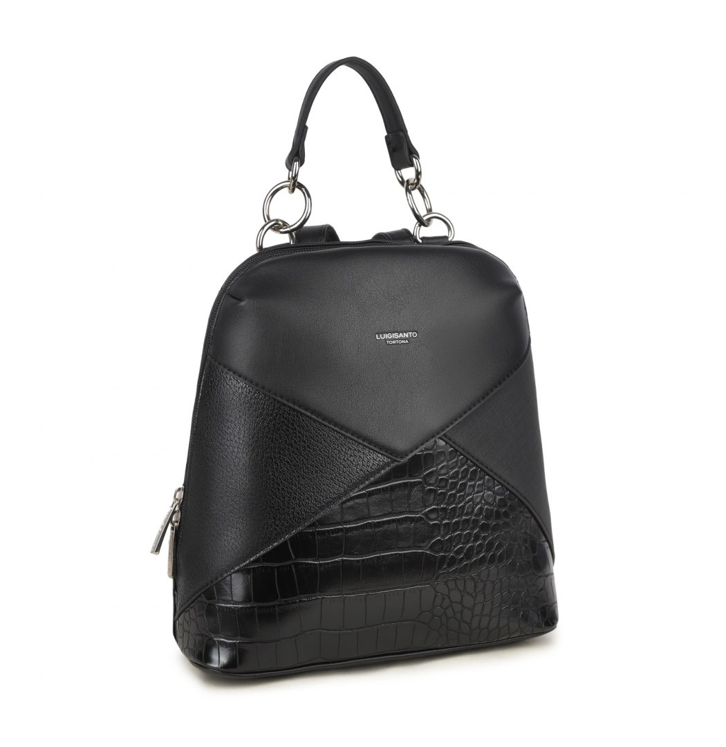 Plecak Damski LUIGISANTO 6406-2 Black Plecak Damski LUIGISANTO 6406-2 Black