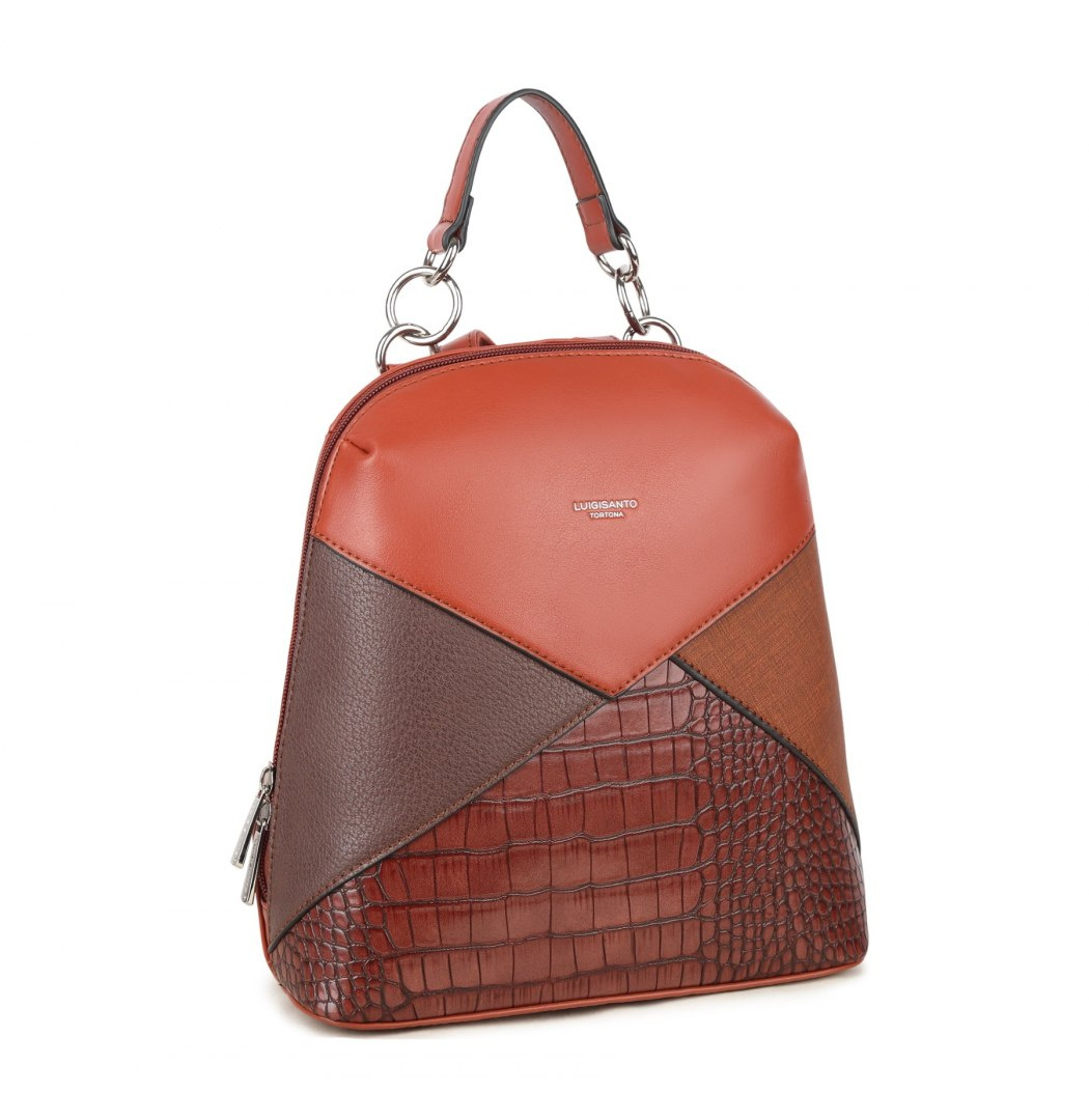 Plecak Damski LUIGISANTO 6406-2 Brown Plecak Damski LUIGISANTO 6406-2 Brown