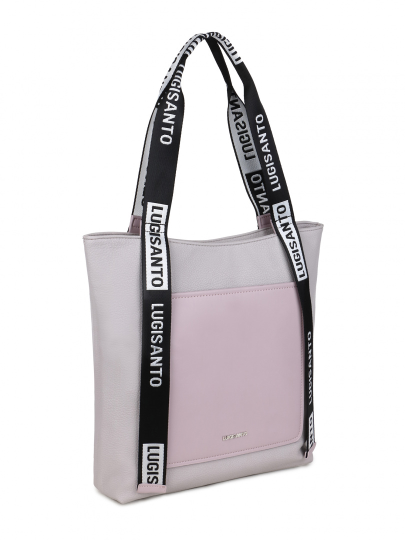 Torebka Damska LUIGISANTO 6382 Grey/Lightpurple Torebka Damska LUIGISANTO 6382 Grey/Lightpurple