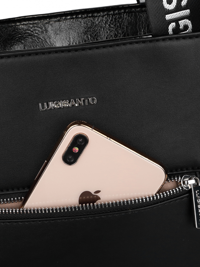 Torebka Damska LUIGISANTO 6398 Black Torebka Damska LUIGISANTO 6398 Black
