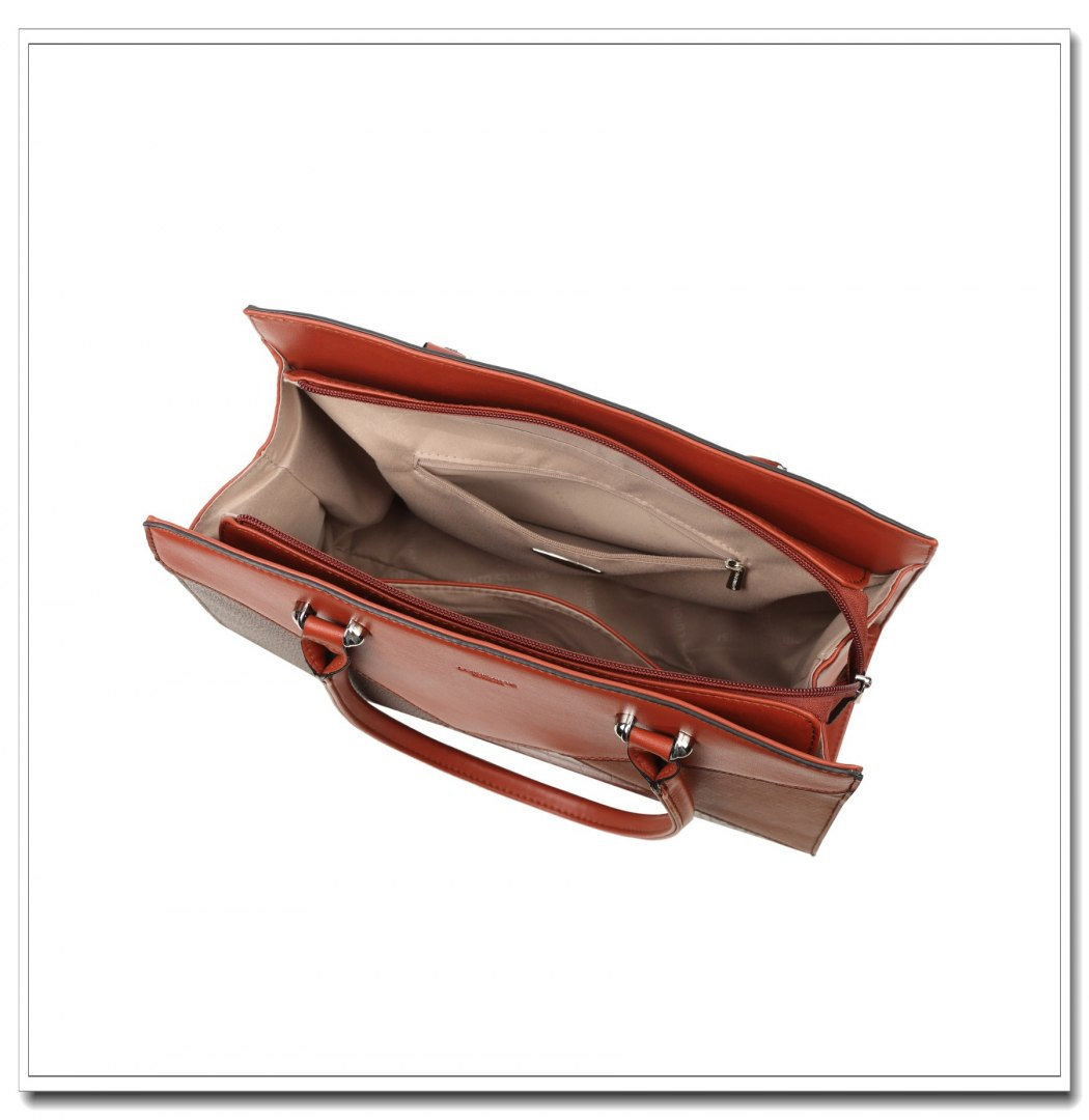 Torebka Damska LUIGISANTO 6406-4 Brown Torebka Damska LUIGISANTO 6406-4 Brown