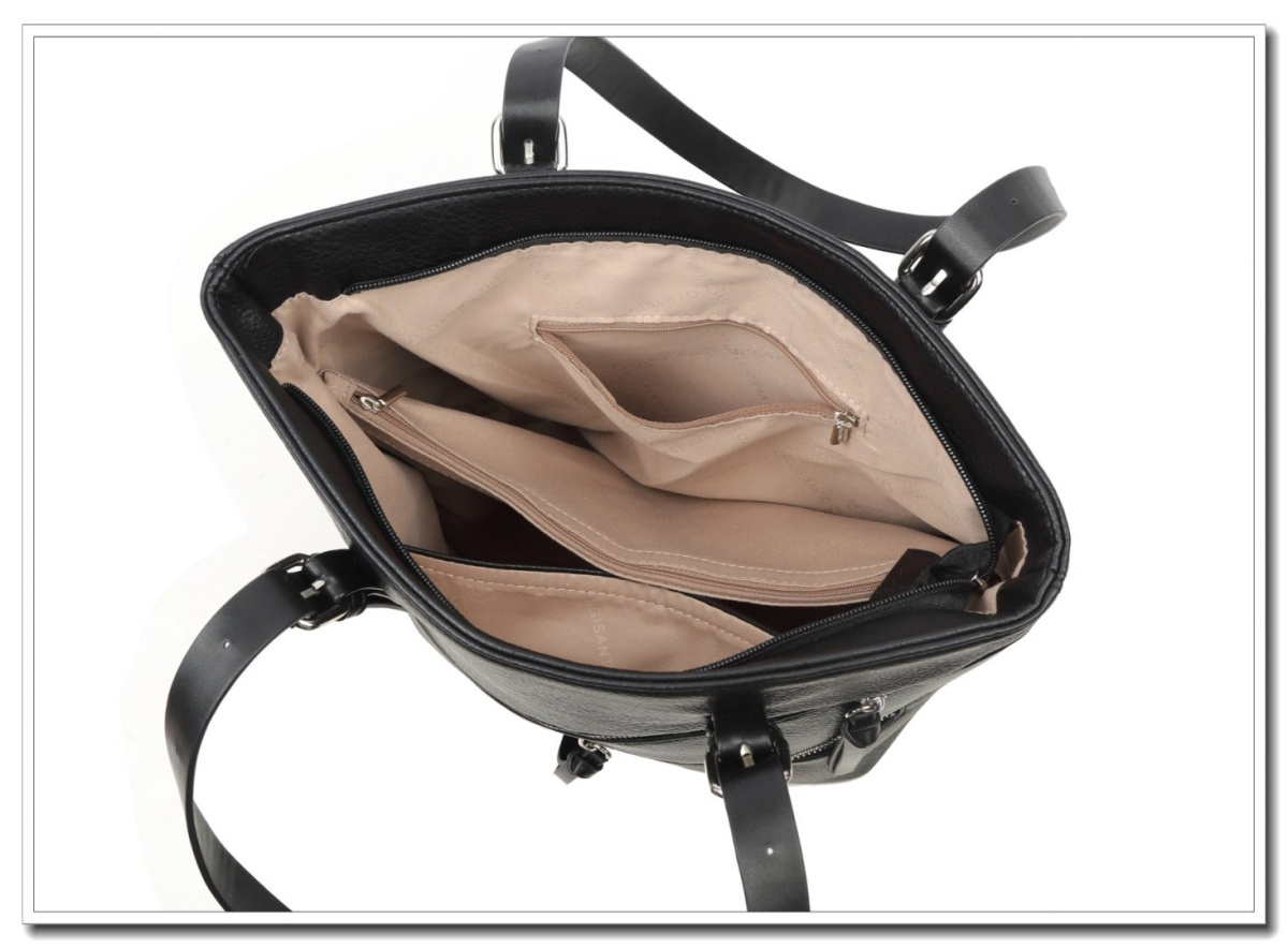 Torebka Damska LUIGISANTO 6436-2 Black Torebka Damska LUIGISANTO 6436-2 Black