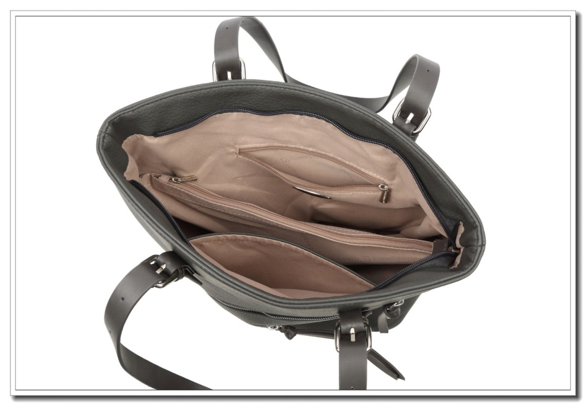 Torebka Damska LUIGISANTO 6436-2 Gray Torebka Damska LUIGISANTO 6436-2 Gray