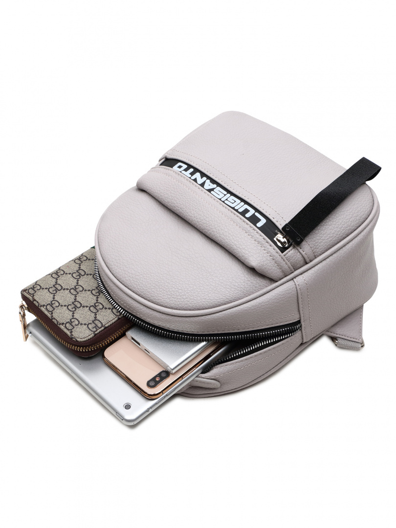 Plecak Damski LUIGISANTO 6337 Grey Plecak Damski LUIGISANTO 6337 Grey
