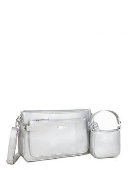 Torebka Damska LUIGISANTO 6091 Silver