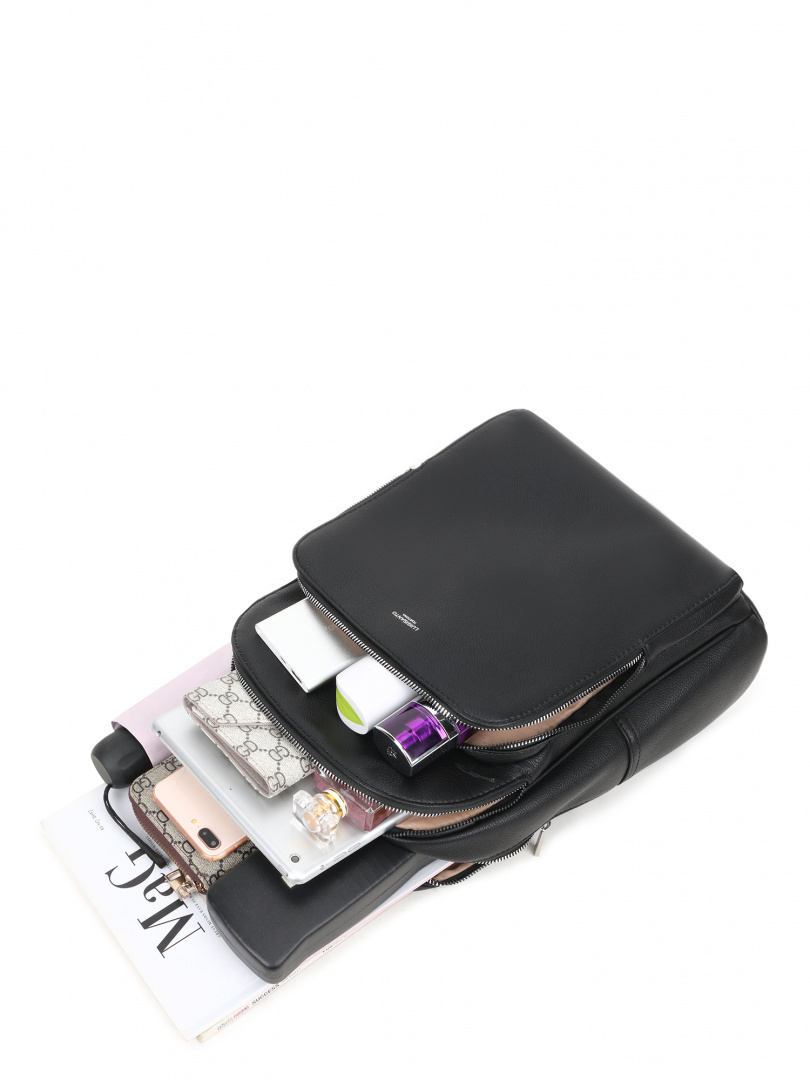 Plecak Damski LUIGISANTO T5849-3 Black Plecak Damski LUIGISANTO T5849-3 Black
