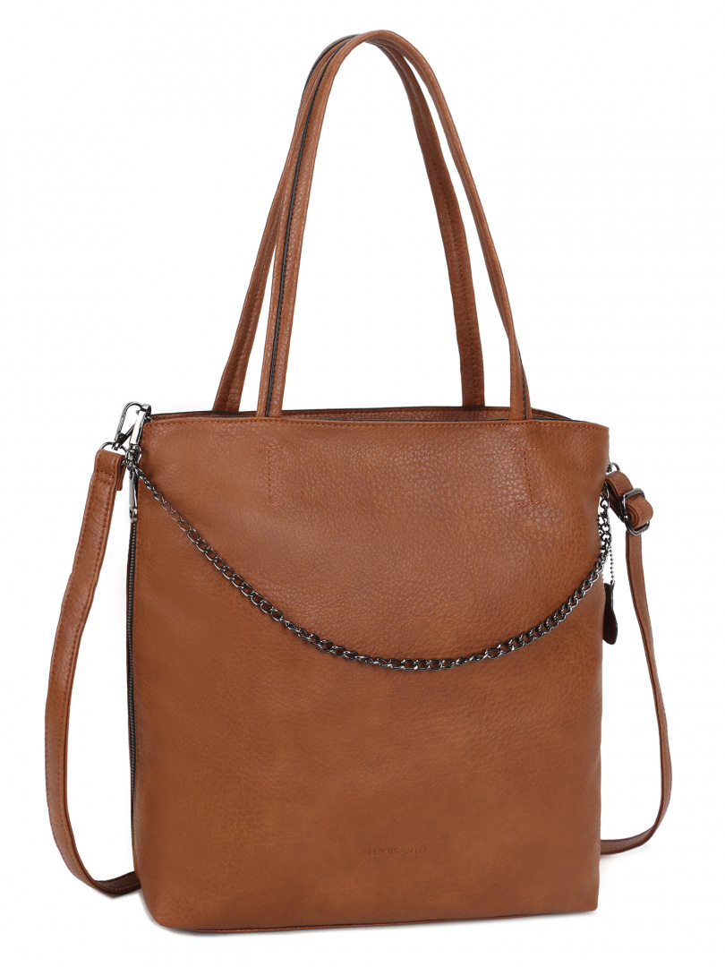 Torebka Damska LUIGISANTO T66728 Brown Torebka Damska LUIGISANTO T66728 Brown