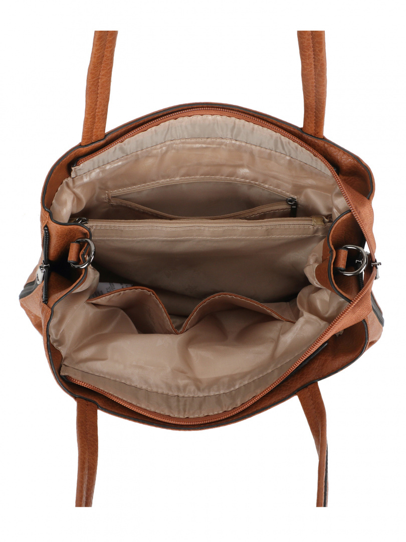 Torebka Damska LUIGISANTO T66728 Brown Torebka Damska LUIGISANTO T66728 Brown