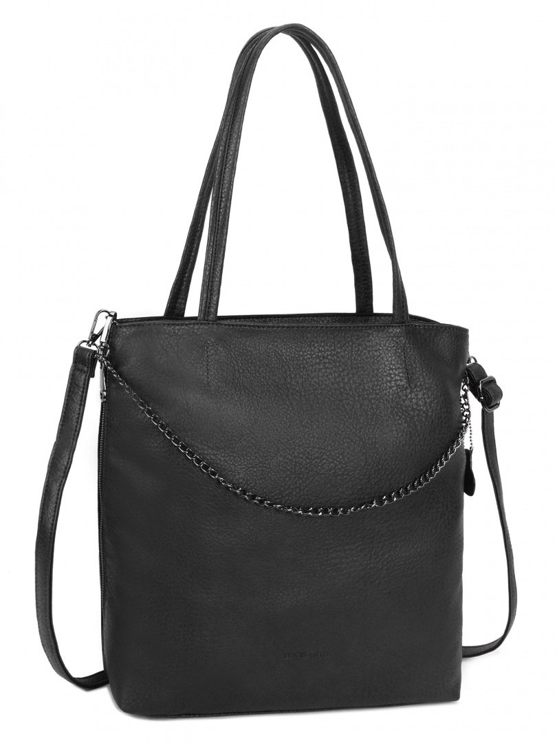 Torebka Damska LUIGISANTO T66728 Black Torebka Damska LUIGISANTO T66728 Black
