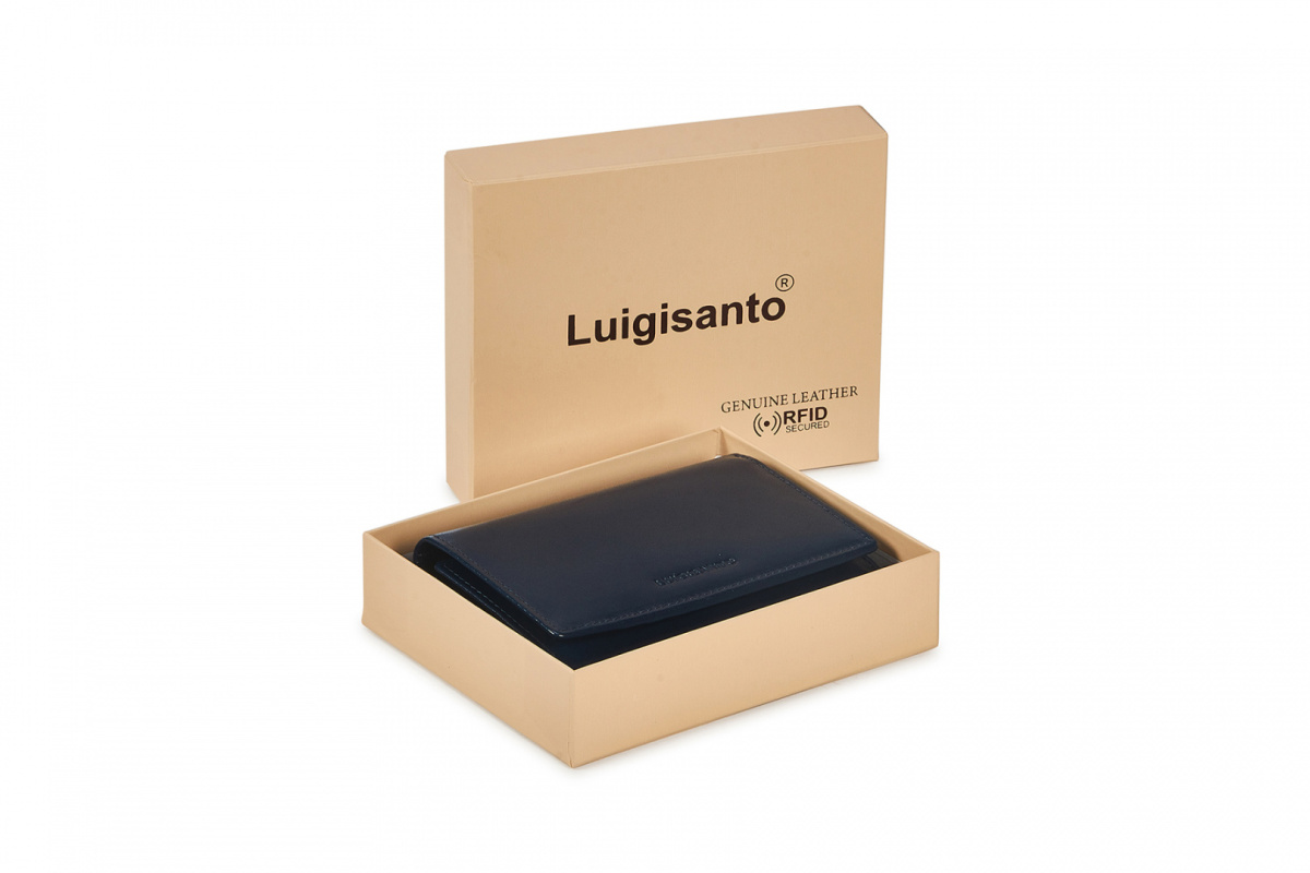 Portfel Damski LUIGISANTO LU LW04 Navy Portfel Damski LUIGISANTO LU LW04 Navy