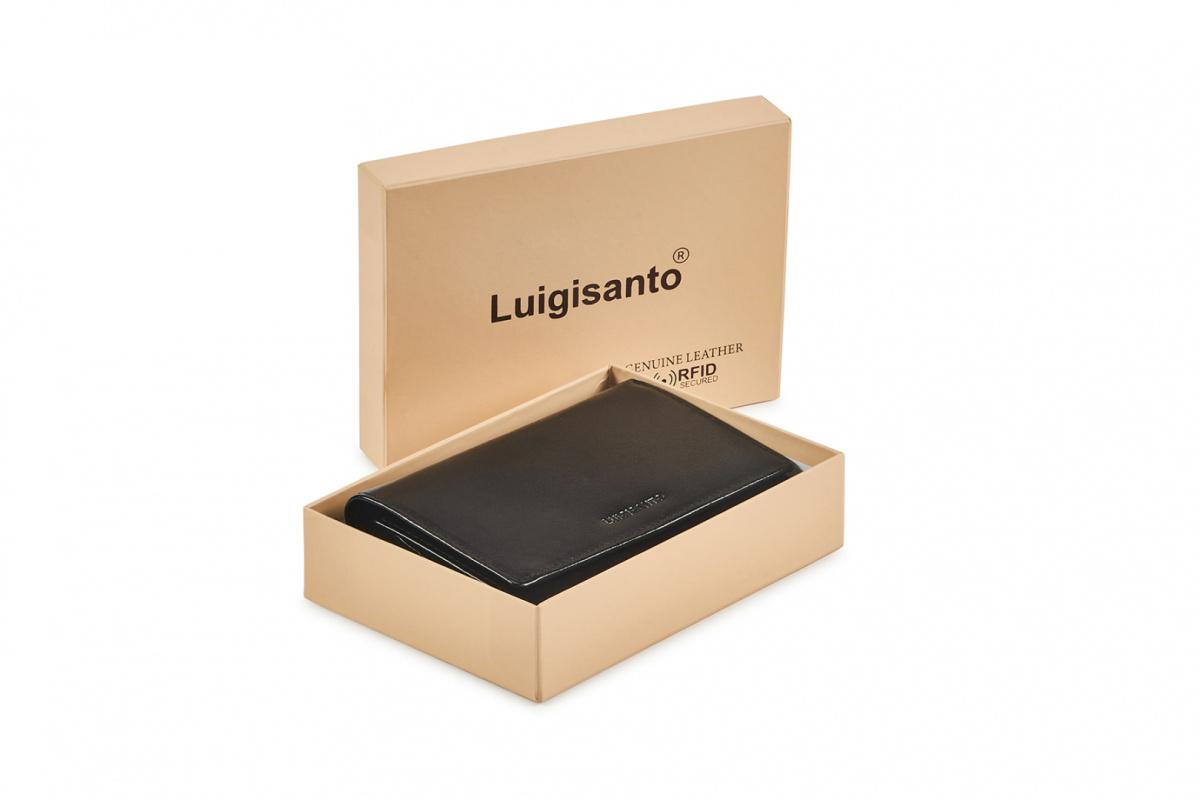 Portfel Damski LUIGISANTO LU LW06 Black Portfel Damski LUIGISANTO LU LW06 Black