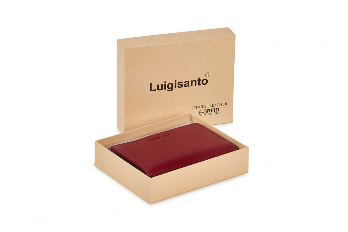 Portfel Damski LUIGISANTO LU LW11 Red Portfel Damski LUIGISANTO LU LW11 Red