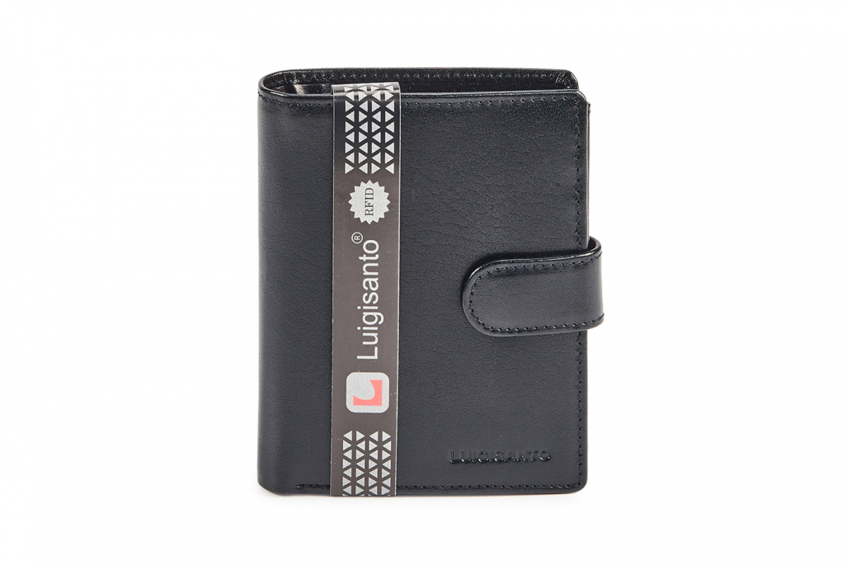Portfel Męski LUIGISANTO LU MW02 Black Portfel Męski LUIGISANTO LU MW02 Black