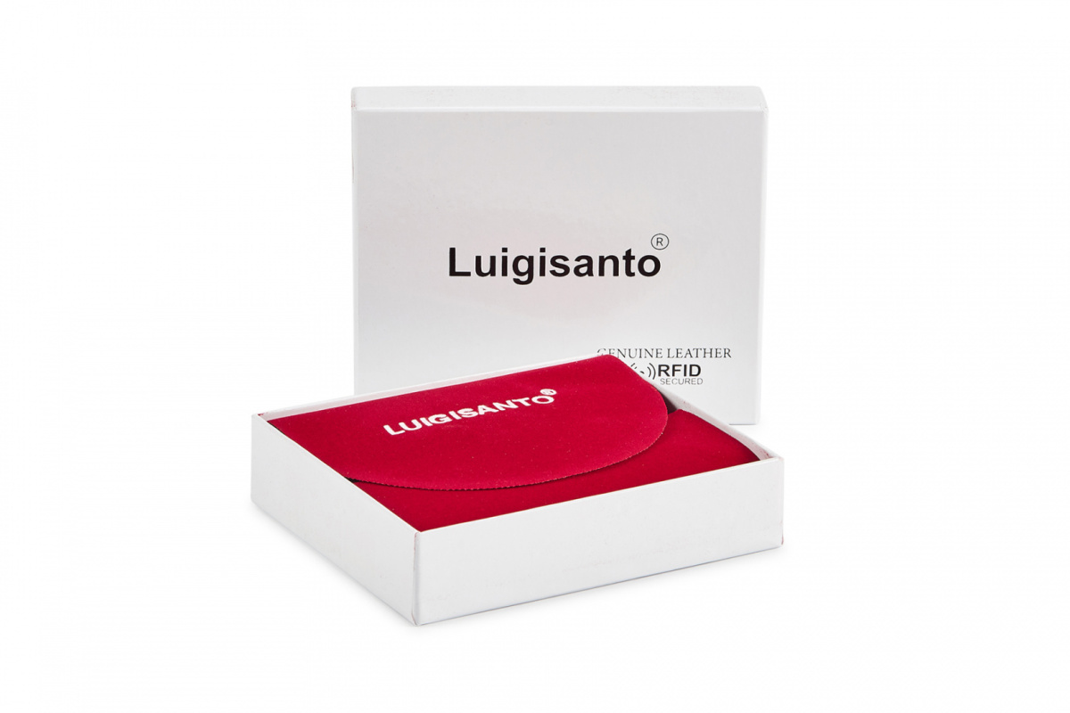 Portfel Męski LUIGISANTO LU MW10 Black Portfel Męski LUIGISANTO LU MW10 Black