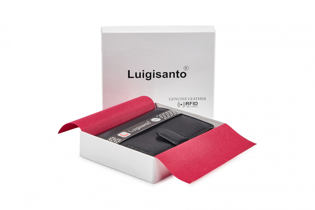 Portfel Męski LUIGISANTO LU MW09 Black Portfel Męski LUIGISANTO LU MW09 Black