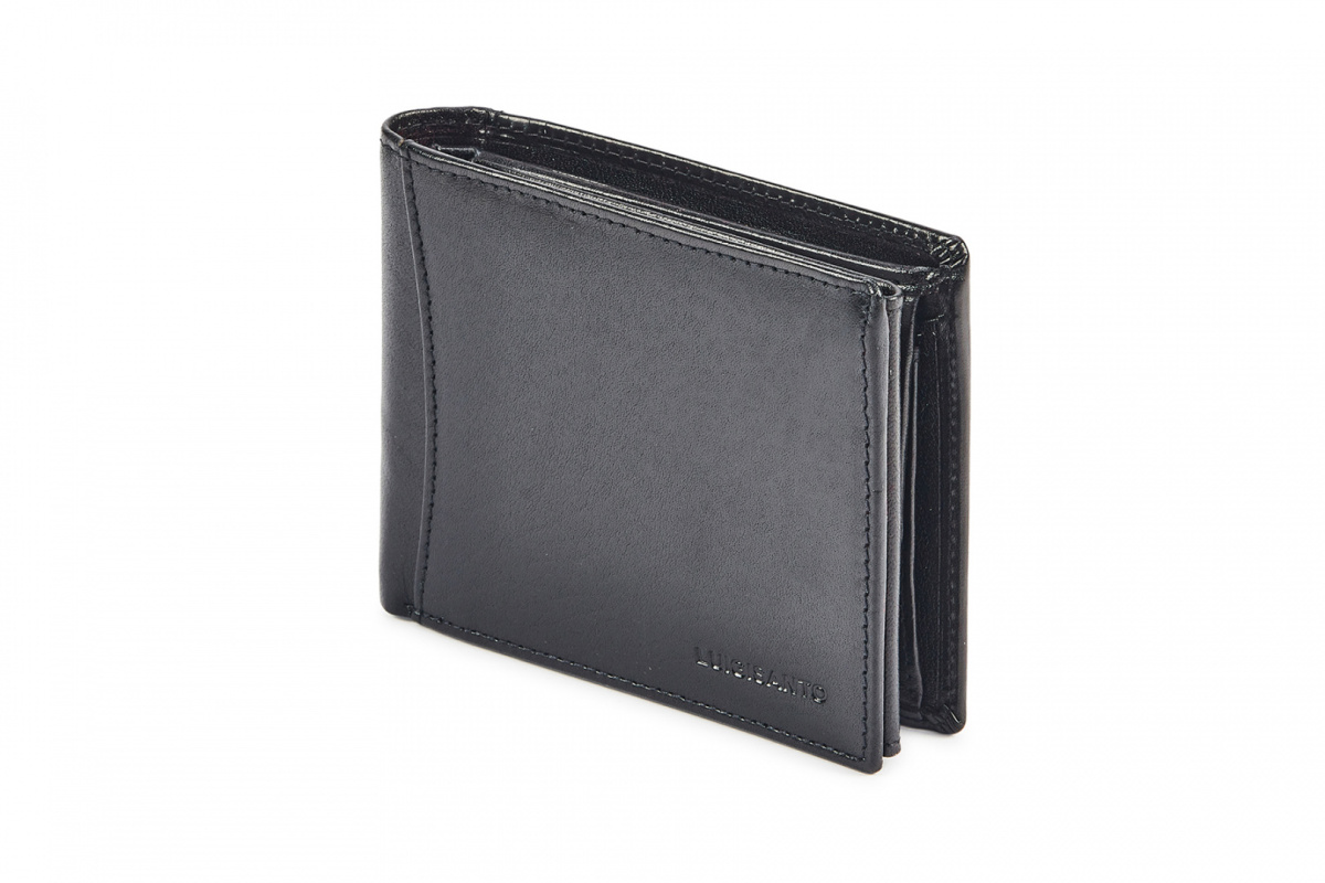 Portfel Męski LUIGISANTO LU MW03 Black Portfel Męski LUIGISANTO LU MW03 Black